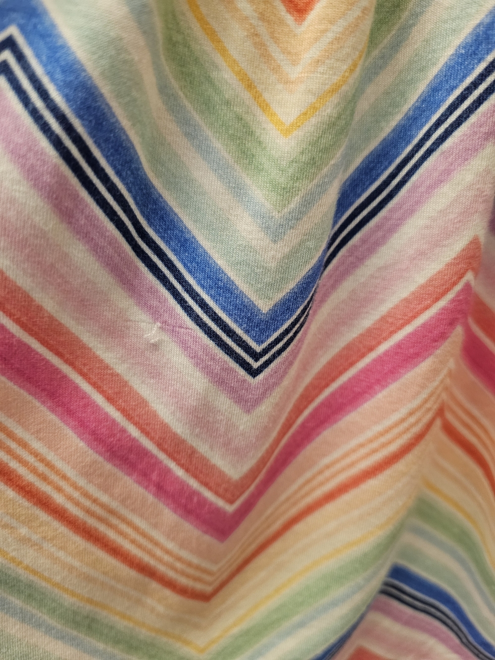Little Sleepies Rainbow Chevron 4T Ruffle-Sleeve Twirl Dress - Picture 2 of 3